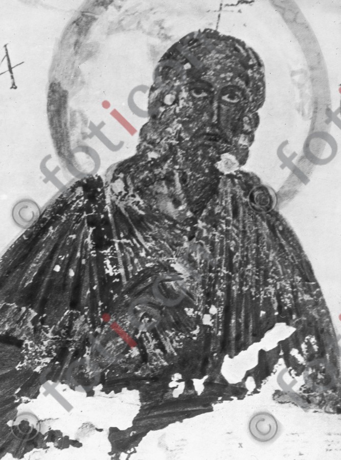 Bildnis Jesus Christus | Portrait of Jesus Christ - Foto simon-107-078-sw.jpg | foticon.de - Bilddatenbank für Motive aus Geschichte und Kultur